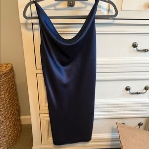 Navy mini dress